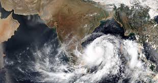 Bad weather bay of Bengal