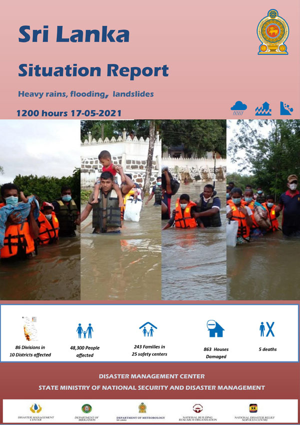 Sri Lanka Flood Situation update-Tauktae
