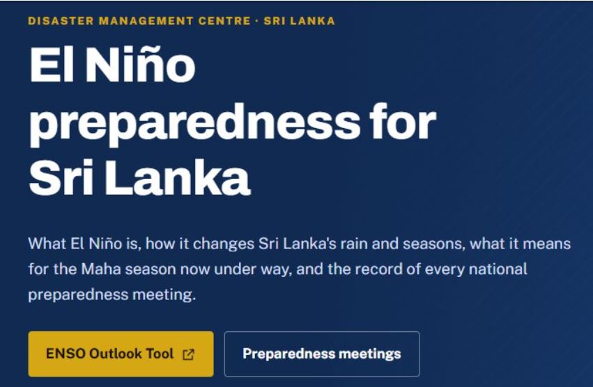 El Niño Preparedness Measures